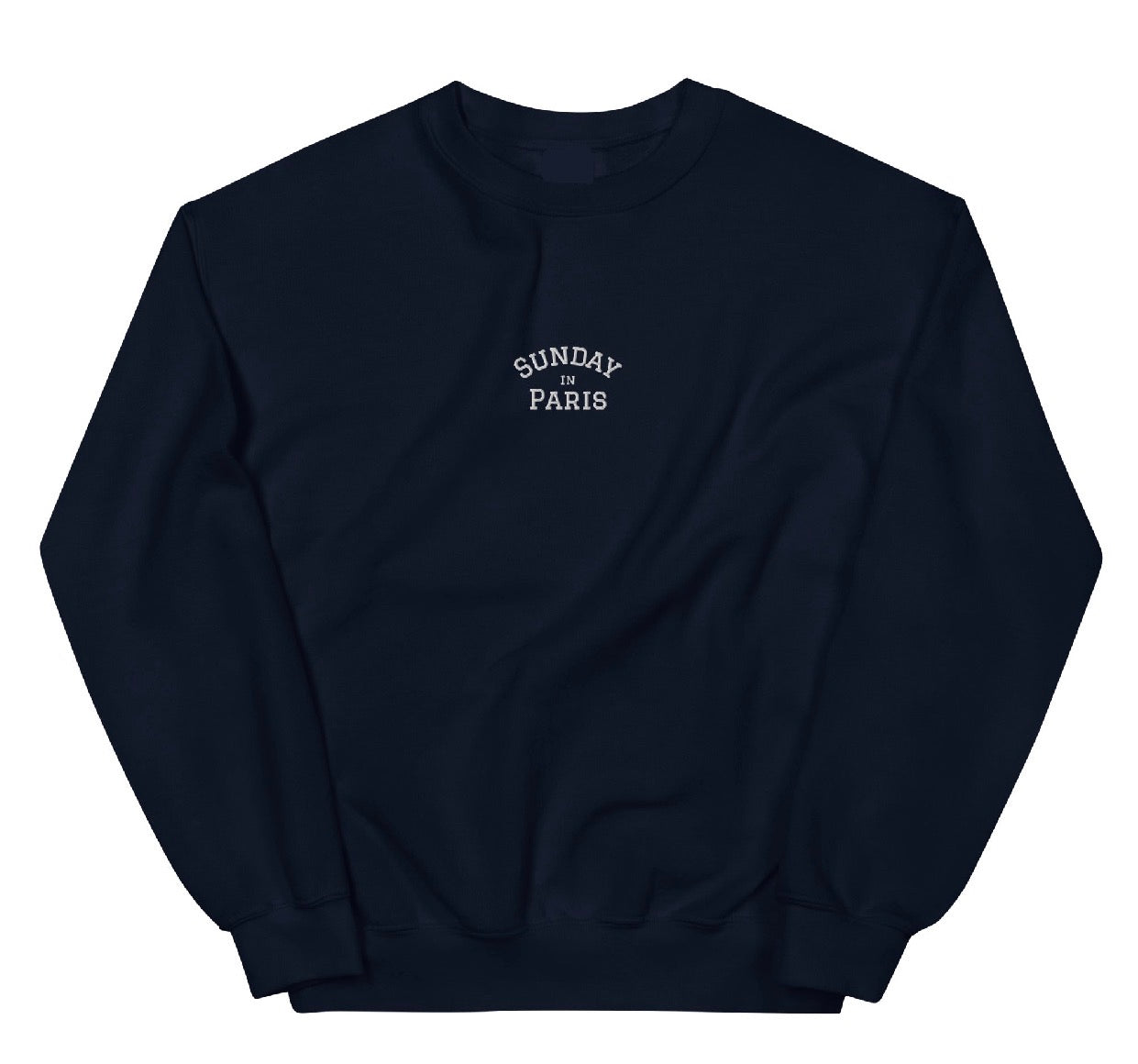 Sunday In Paris Crewneck - Navy
