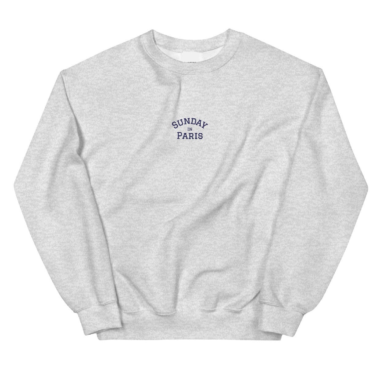 Sunday In Paris Crewneck - Ash Grey